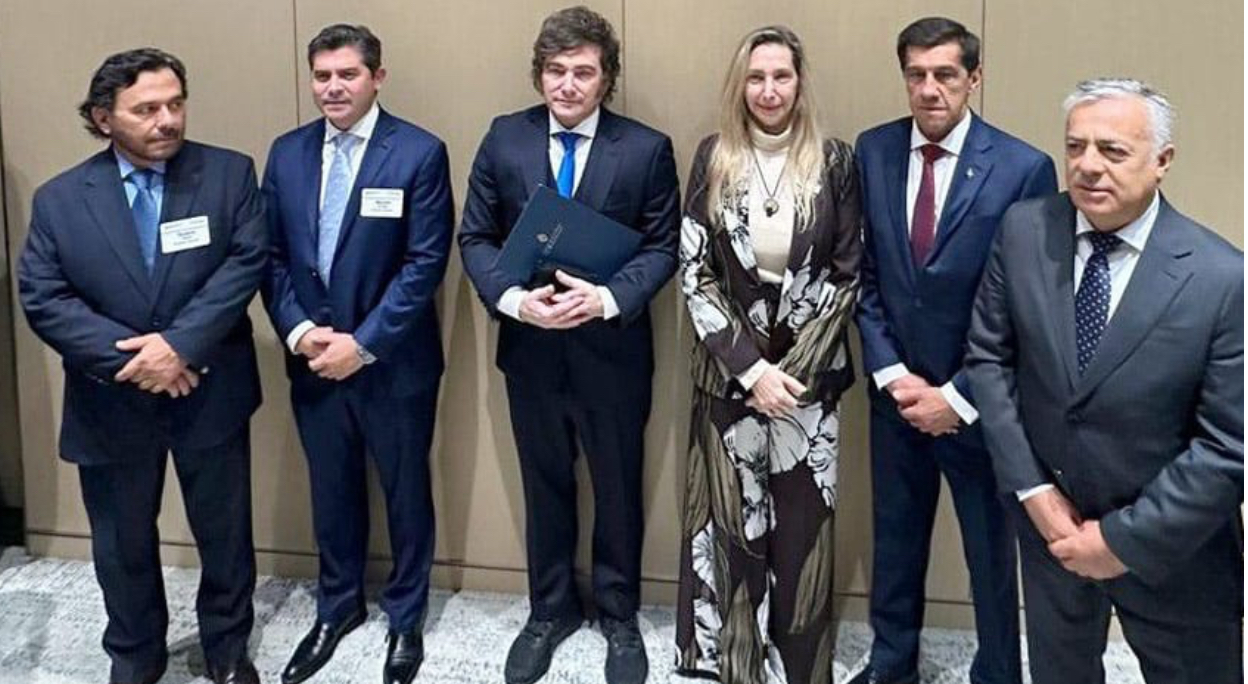 Orrego participó junto a Milei de la apertura de Argentina Week en Nueva York