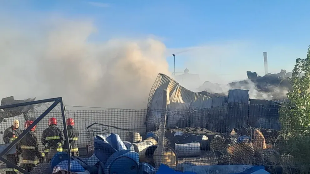 Las pericias revelaron que el incendio en el Parque Industrial de Chimbas fue intencional