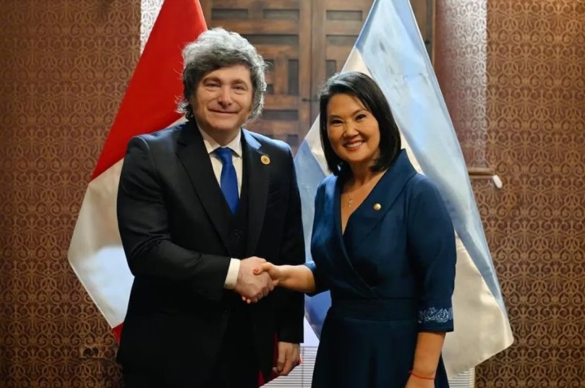 Milei buscó un nuevo aliado regional en su encuentro con Keiko Fujimori